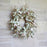 Melrose International Cotton/Leaf Twig Wreath 28"D, Green/White