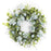 Melrose International Spring Egg Floral Wreath 22"D, Blue/Green - 74176DS