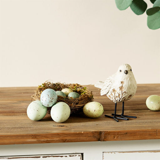 Melrose International Bird Egg Filler Decor, Bag of 16, Blue/Green