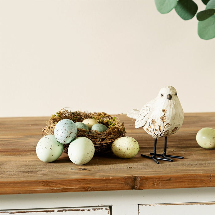 Melrose International Bird Egg Filler Decor, Bag of 16, Blue/Green