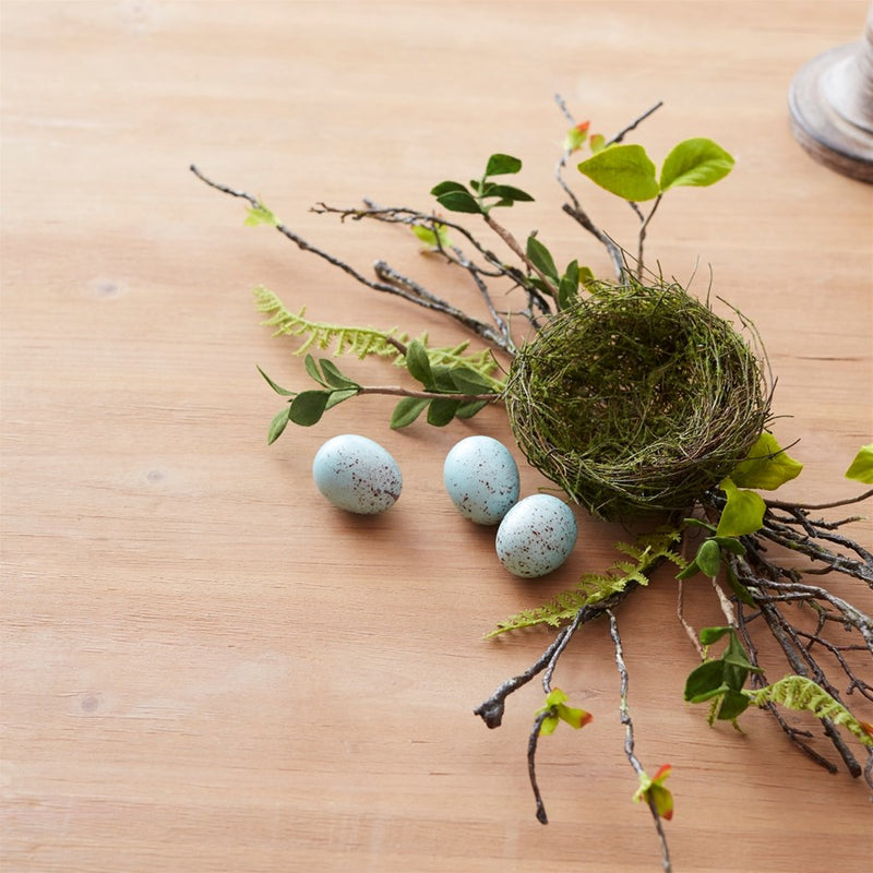 Melrose International Bird Egg Filler Decor, Bag of 16, Blue/Green