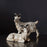 Melrose Rustic Mounta, Goat Figurine, Set of 2, White/Black