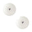 Melrose Stoneware Farmhouse Chicken Platter, Set of 2, White/Black - 74537DS