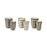 Melrose Wavy Patterned Planter or Vase, Set of 6, Beige/Black - 76264DS