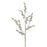 Melrose International Glittered Berry Spray, Set of 12, Silver/Brown - 76381DS