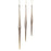 Melrose International Gold/Silver Ombre Drop Ornament, Set of 6