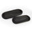 Melrose International Wooden Dough Bowl Design Tray, Set of 2, Brown
