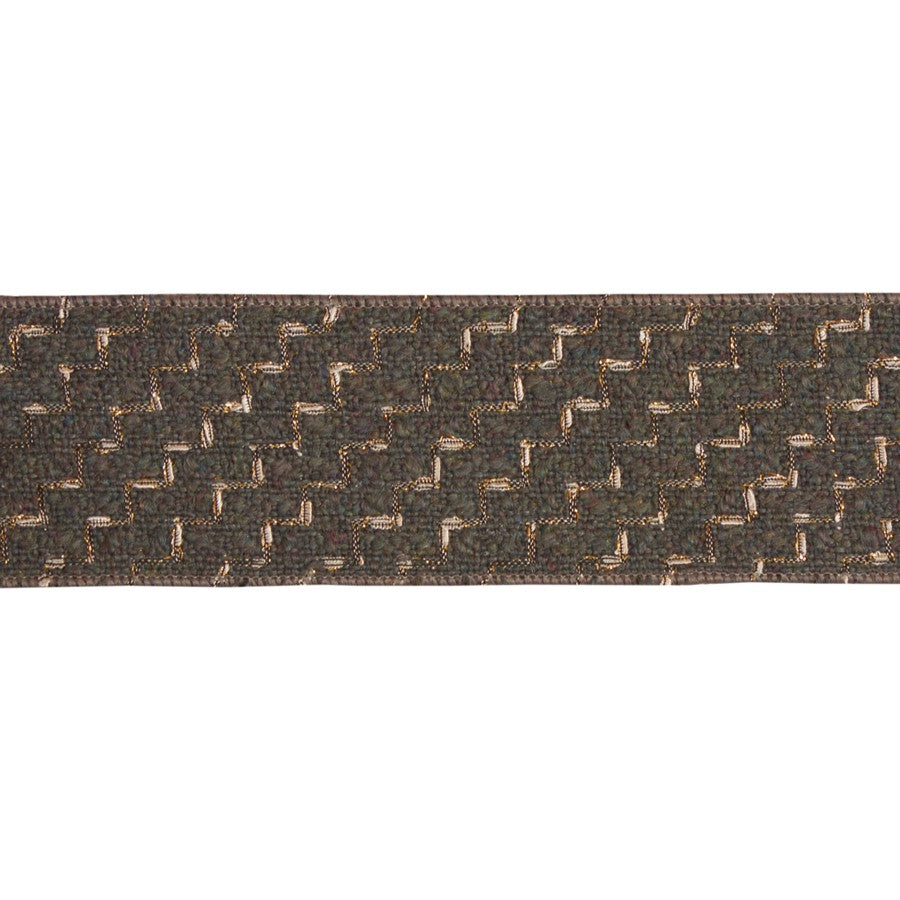 Melrose International Gold Wired Ribbon, Set of 2, Blue - 77524DS