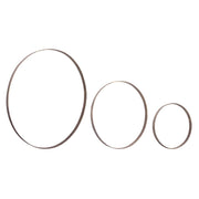 Melrose International Iron Metal Rings Wall Display, Set of 3, Bronze - 77575DS
