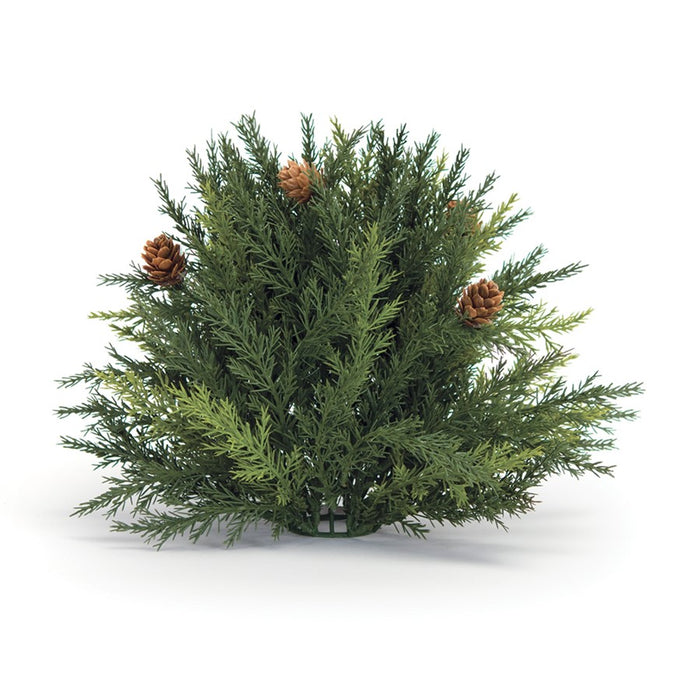 Melrose International Arborvitae Half Orb 8.5"D, Green - 77640DS