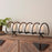 Melrose Modern Metal Sprial Candle Holder Centerpiece 31"L, Black