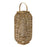 Melrose Woven Wicker Lantern/Glass Insert 20"H, Beige/Brown - 78042DS