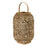 Melrose Woven Wicker Lantern/Glass Insert 16"H, Beige/Brown - 78043DS