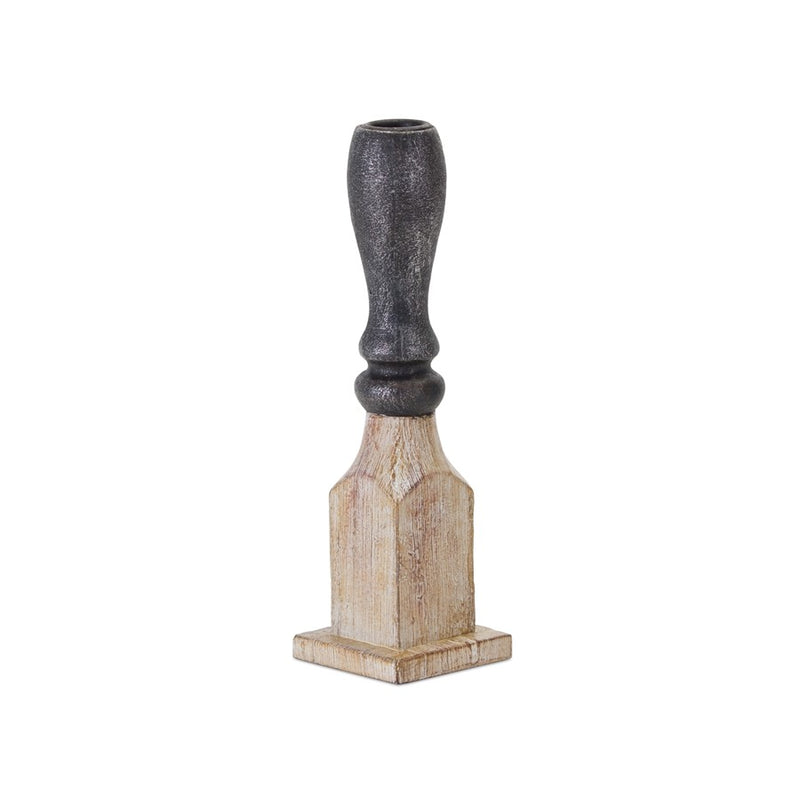 Melrose Contempo Assorted Candle Holder Sticks, Set of 4, Brown/White