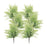 Melrose International Maiden Hair Fern Bush, Set of 6, Brown/Green - 78528DS