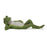 Melrose Lounging Garden Frog Figurine, Set of 3, Green/Grey/Brown