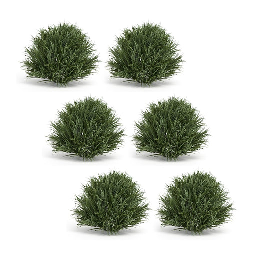 Melrose International Spring Grass Half Orb, Set of 6, Green - 78654DS