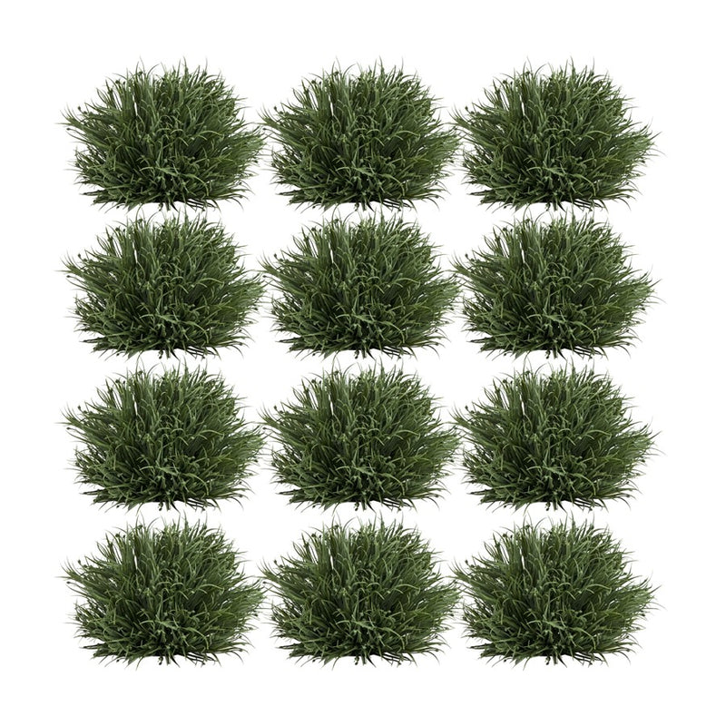 Melrose International Spring Grass Half Orb, Set of 12, Green - 78655DS