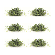 Melrose Spring Boxwood Foliage Half Orb, Set of 6, Green - 78657DS