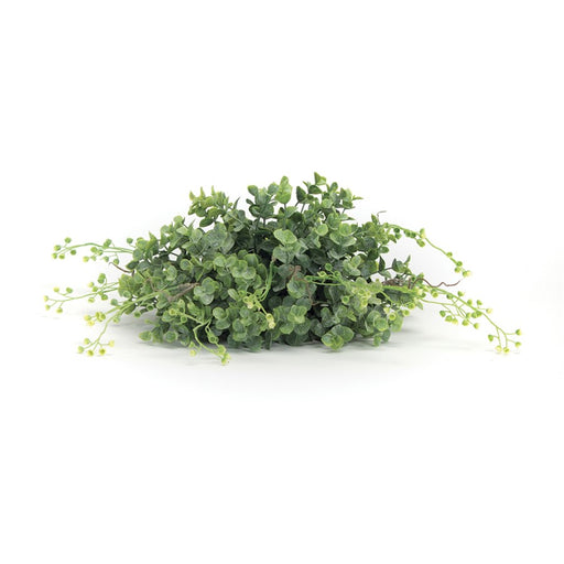 Melrose Spring Boxwood Foliage Half Orb, Set of 6, Green