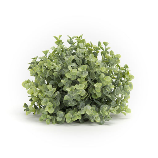 Melrose Spring Boxwood Foliage Half Orb, Set of 6, Green/White