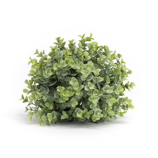 Melrose Spring 8" Boxwood Foliage Half Orb, Set of 6, Green/White