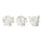 Melrose Weathered Stone Farm Animal Figurine, Set of 3, White - 78749DS