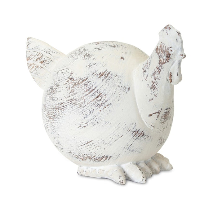 Melrose Weathered Stone Farm Animal Figurine, Set of 3, White