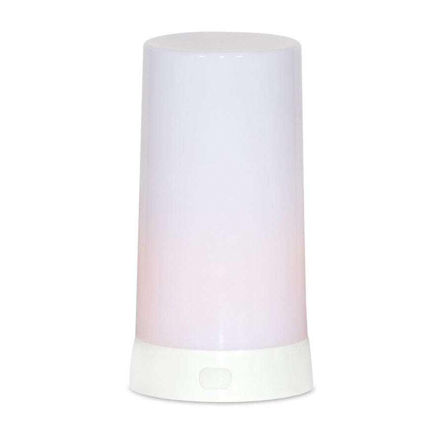 Melrose LED Flickering Light Pillar Candle with Remote, Set/2, White - 78836DS