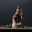 Melrose Holy Family Nativity Scene/Gold 23.25"H, Brown/White/Gold