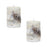 Melrose LED Birch Designer Candle with Remote, Set of 2, Brown/White - 80253DS