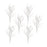 Melrose International Silver Twig Branch, Set of 6, Silver - 80280DS