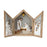 Melrose Nativity Arch Box/Tri Fold Design 16"L, Brown/Grey/White - 80605DS