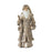 Melrose Stone Woodland Santa/Gold, Set of 3, White/Gold/Champagne