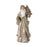 Melrose Stone Woodland Santa/Gold, Set of 3, White/Gold/Champagne