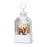 Melrose LED Snow Globe Lantern/Cardinal Forest Scene 10.5"H, White/Red - 80773DS