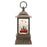 Melrose LED Snow Globe Lantern/Truck/Forest Scene 10.25"H, Red/Green - 80785DS