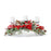 Melrose Frosted Pine/Mixed Berry Centerpiece Candle Holder 31"L, Green - 81228DS