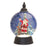 Melrose LED Snow Globe Ball/Santa/Deer Figure 9.25"D, White/Red/Green - 81293DS