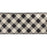 Melrose International Plaid Holiday Ribbon, Set of 2, Black/Tan - 81338DS