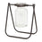 Melrose Hanging Glass Jar Vase/Metal Stand, Set of 2, Brown/CleaRed - 82052DS
