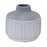 Melrose Modern Terra Cotta Vase/Glazed Accent 6"H, Brown/Beige/Grey - 82110DS