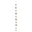 Melrose Iron Hummingbird Rain Chain 61.5"H, Copper - 82234DS