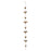 Melrose Iron Bumble Bee Rain Chain 61.5"H, Copper - 82235DS