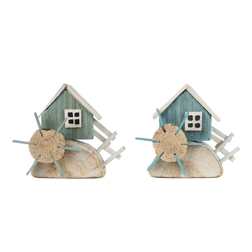 Melrose International Water Wheel Decor, Set of 2, - 82253DS