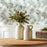 Melrose Rustic Ceramic Jug Vase/Washed Cream 11.75"H, Grey/Beige