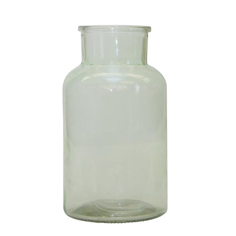 Melrose International Sage Green Glass Vase 10.24"H - 82384DS