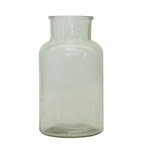 Melrose International Sage Green Glass Vase 10.24"H - 82384DS