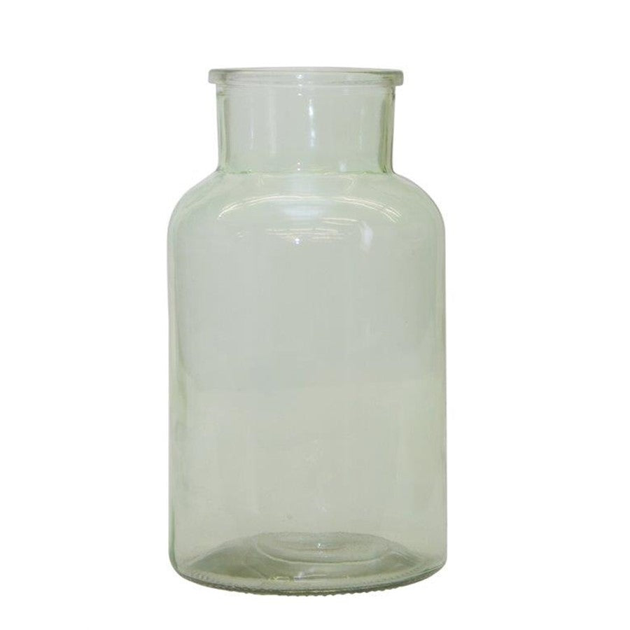 Melrose International Sage Green Glass Vase 10.24"H - 82384DS