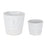 Melrose Porcelain Face Planter (Set of 2), White - 82513DS